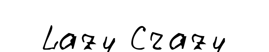 Lazy Crazy Font Download Free